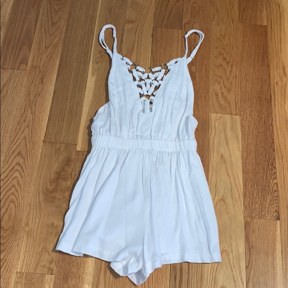 Never worn White LF romper